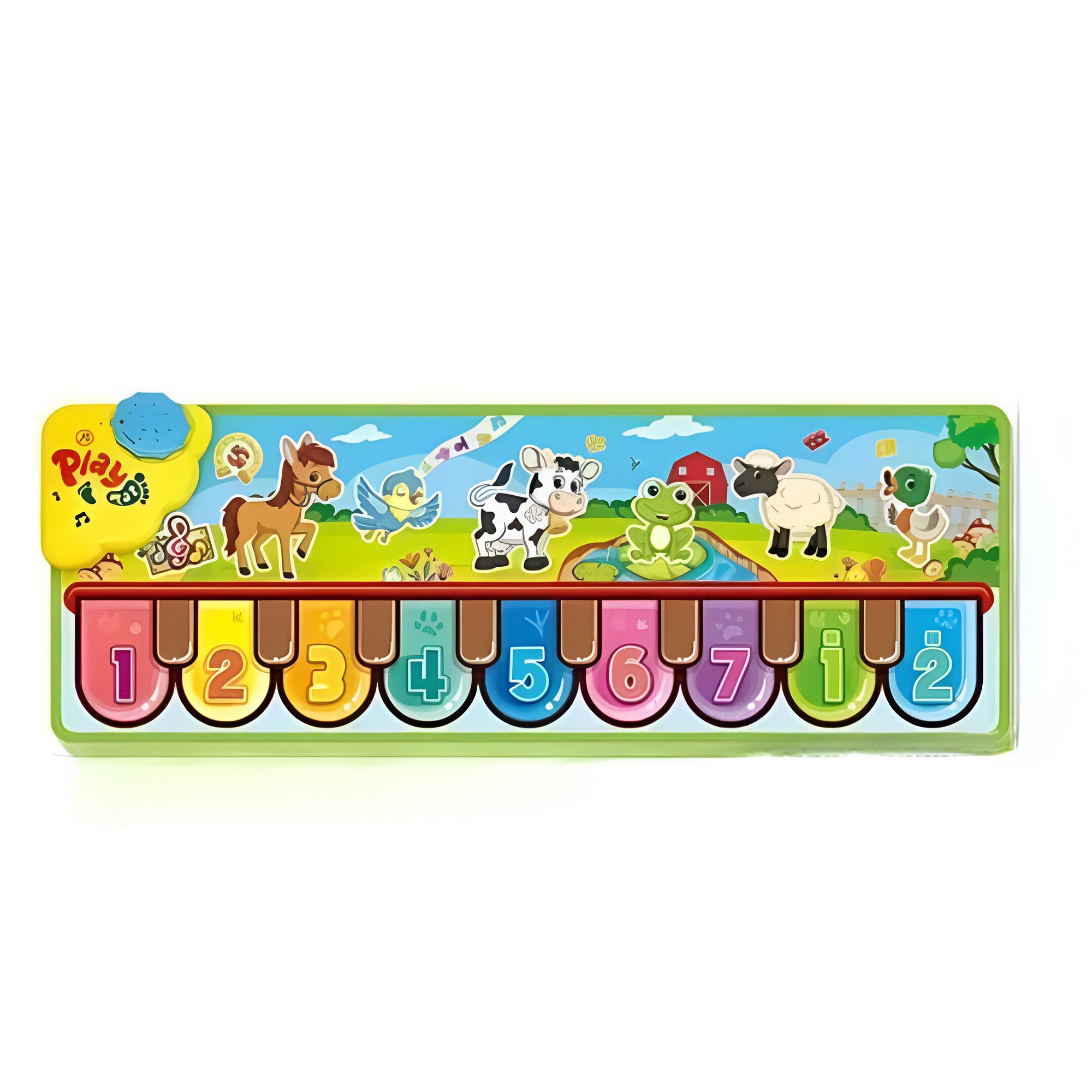 TAPETE MUSICAL SONIDO INSTRUMENTOS MUSICALES BEBE NOTAS JER - 1