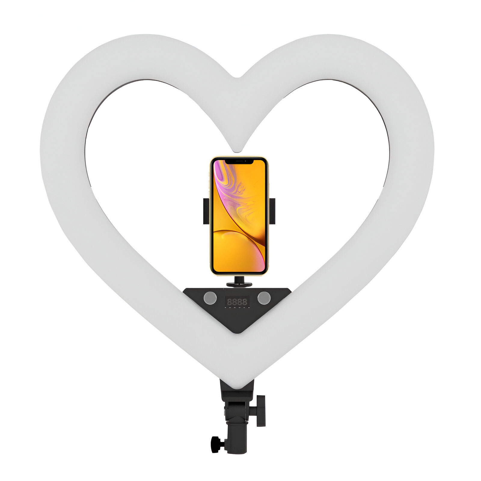 FOCO FOTOGRÁFICO ILUMINACIÓN CORAZON LED LUZ INTELIGENTE JER - 1