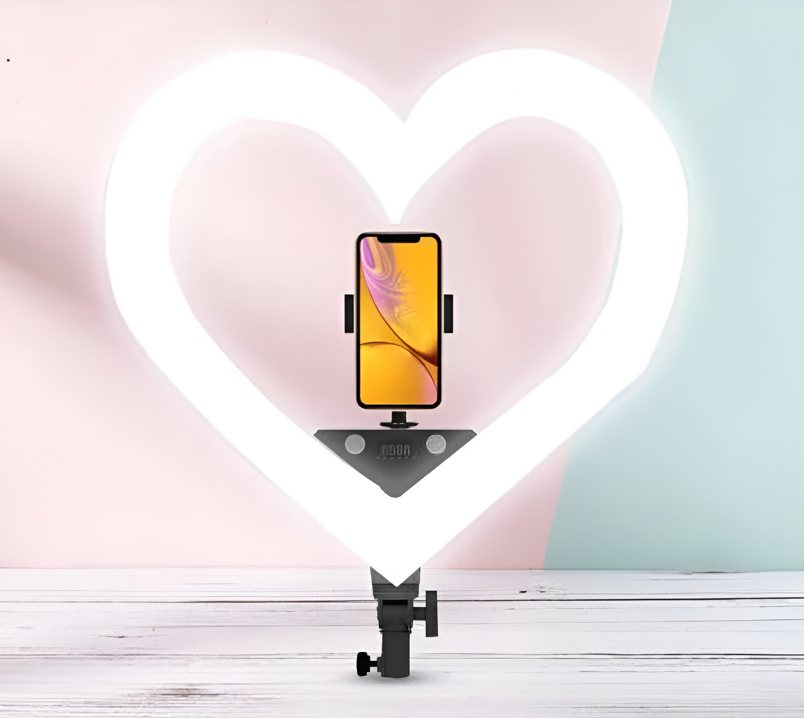 FOCO FOTOGRÁFICO ILUMINACIÓN CORAZON LED LUZ INTELIGENTE JER - 8
