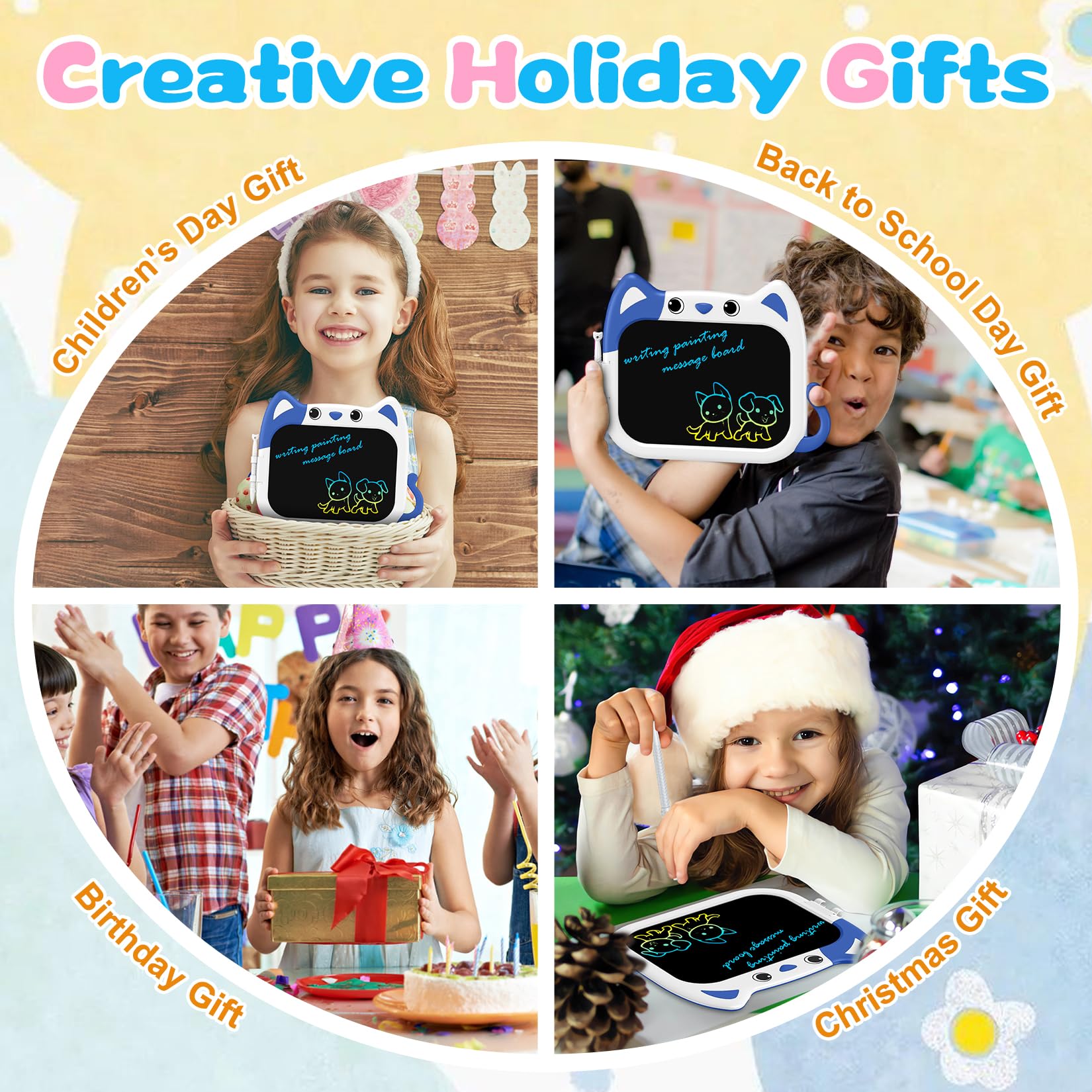 TABLERO LCD MAGICA ULTRA HD MULTIPLES USO CREATIVO NIÑOS JER - 2