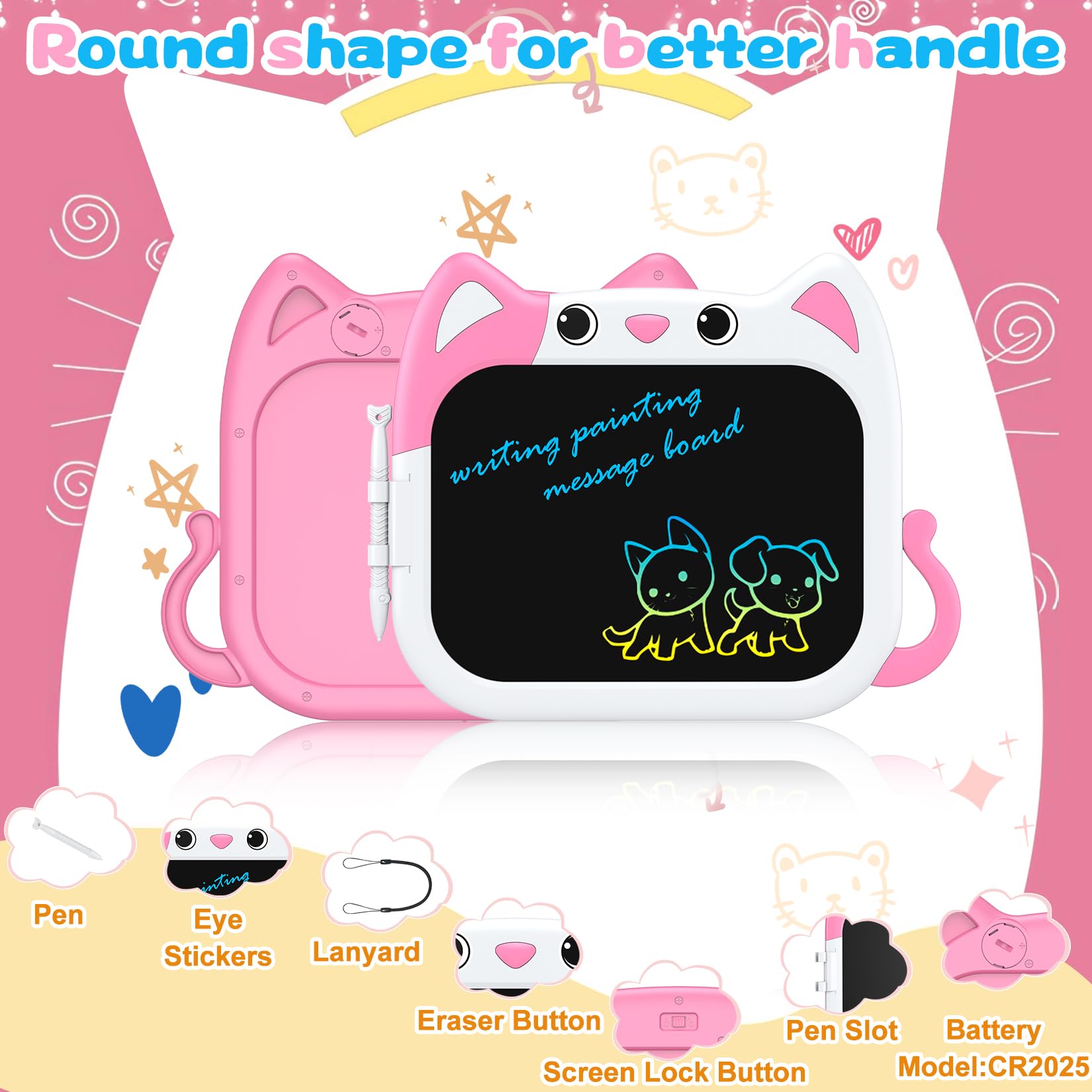 TABLERO LCD MAGICA ULTRA HD MULTIPLES USO CREATIVO NIÑOS JER - 7