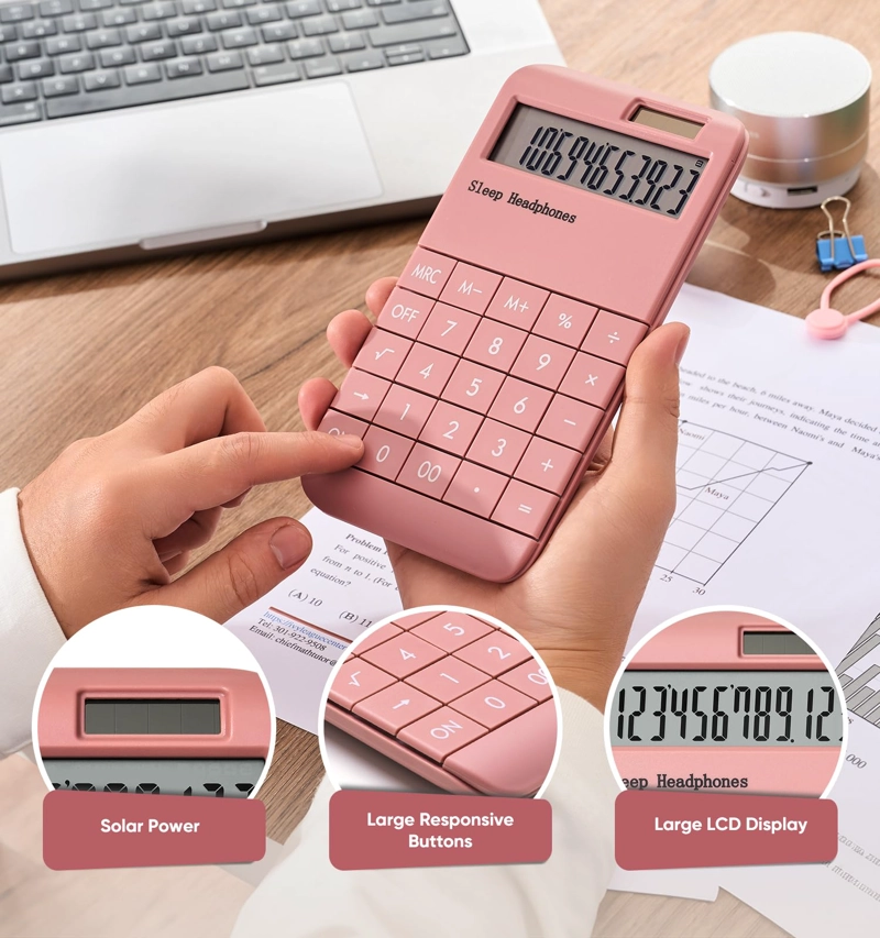 CALCULADORA BOLSILLO PORTÁTIL FUNCIÓN ESTÁNDAR ELEGANTE JER - 8