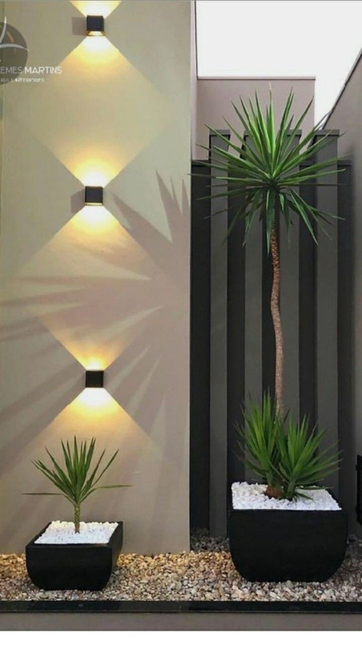 APLIQUE PARED CUADRADA MODERNA SALA ESCALERA LED LAU - 6