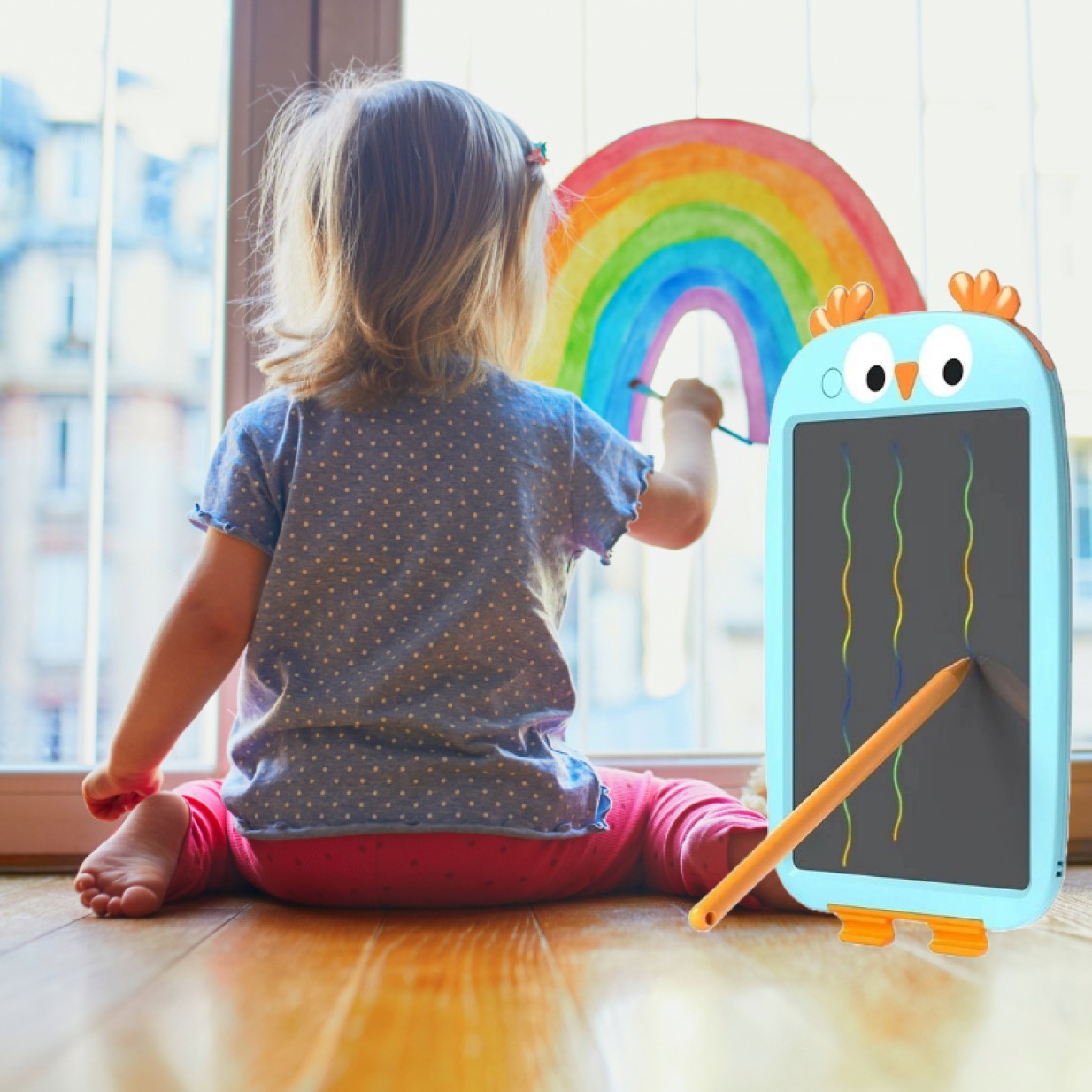 PIZARRA MAGICATABLET LED PLUMON NIÑOS DISEÑOS DIBUJOS LAU - 7