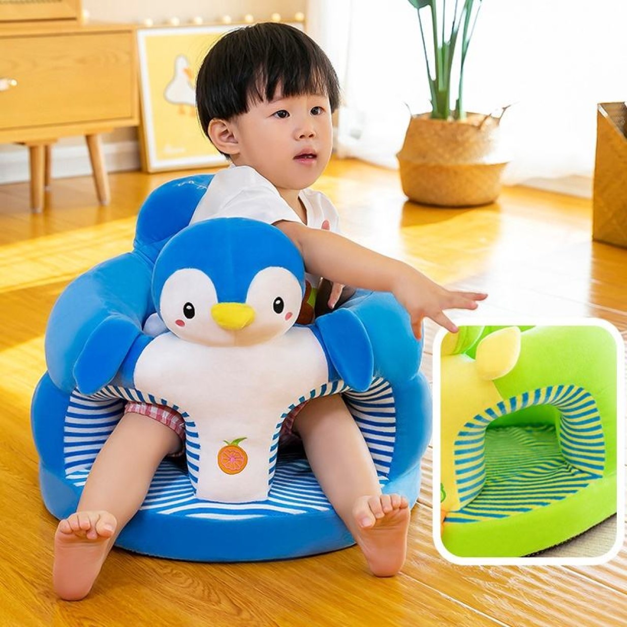 PUFF SOFA BEBE SILLA SEGURA ERGONOMICO COMODO NIÑOS LAU - 2