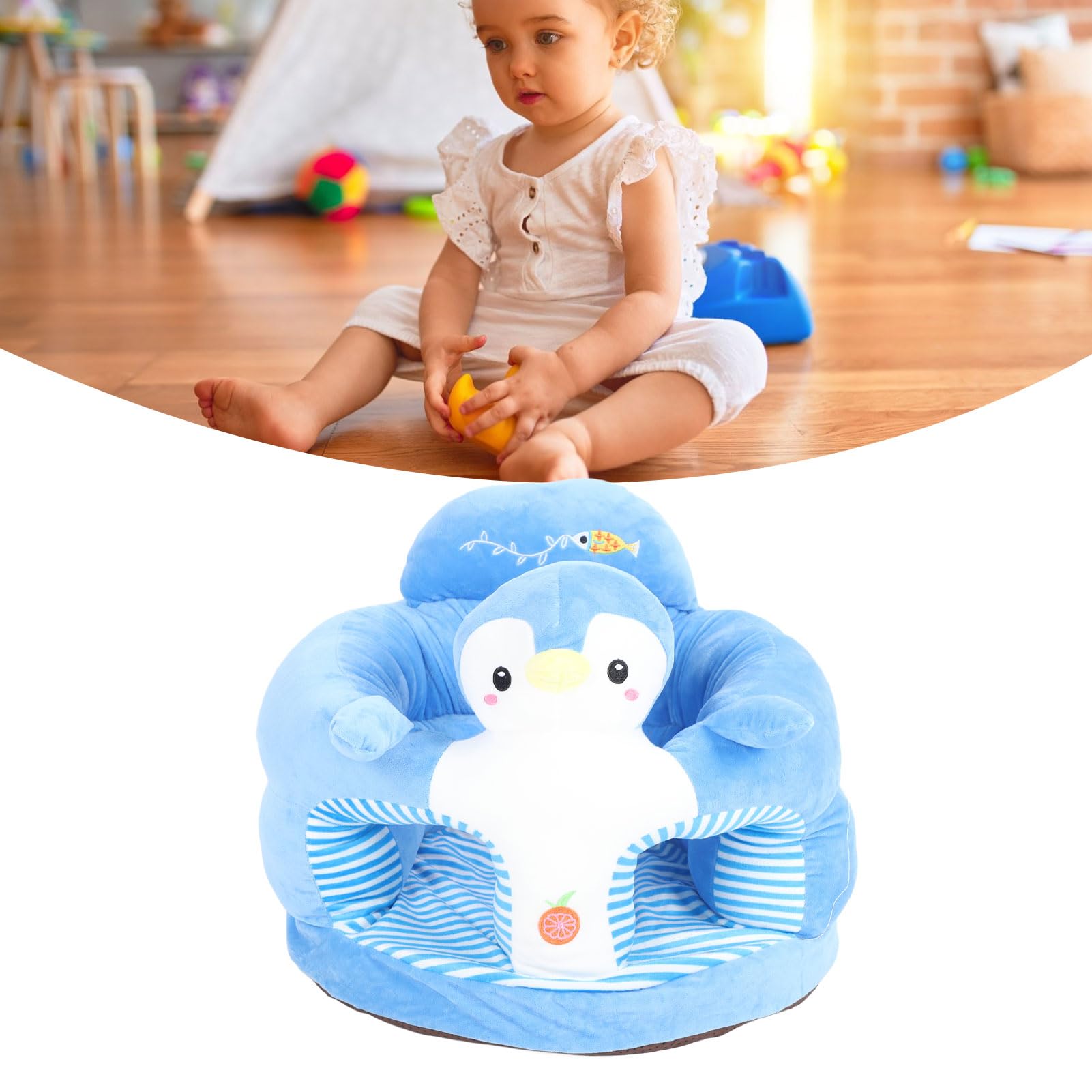 PUFF SOFA BEBE SILLA SEGURA ERGONOMICO COMODO NIÑOS LAU - 4