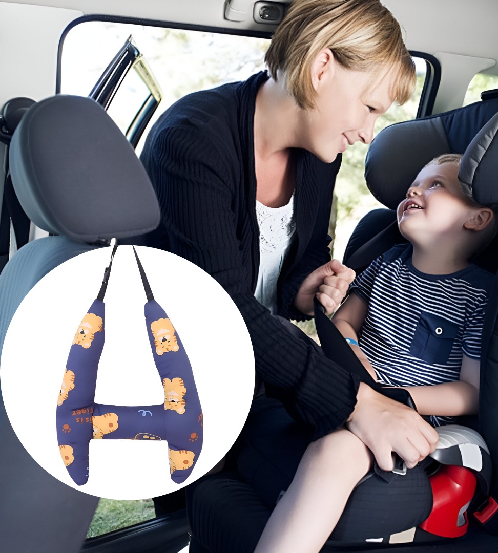 SOPORTE CABEZA ALMOHADA SILLA COCHE SEGURIDAD BEBES NIÑO LAU - 3