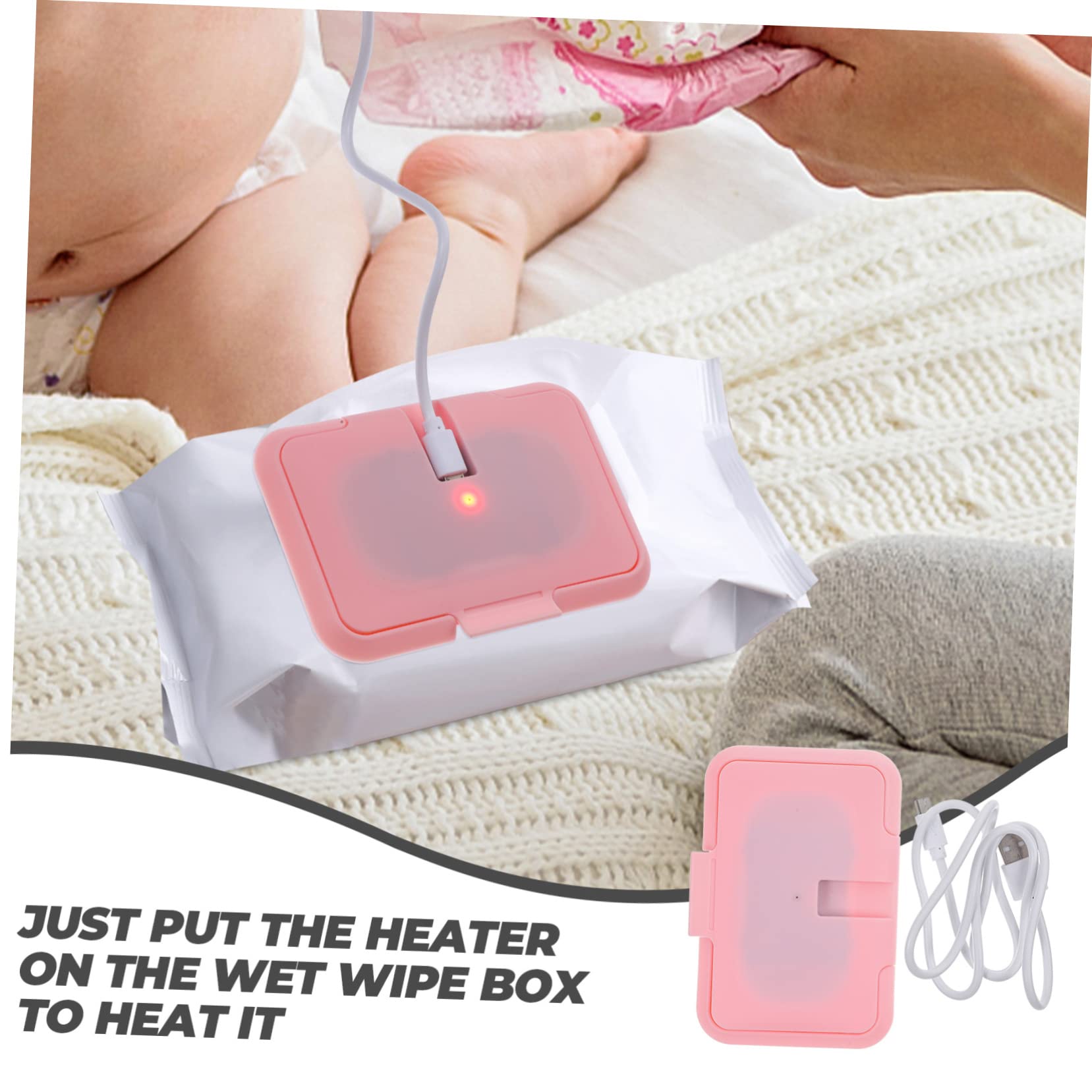 CALENTADOR TOALLITA HUMEDA MINI USB PORTATIL DISPENSADOR LAU - 2