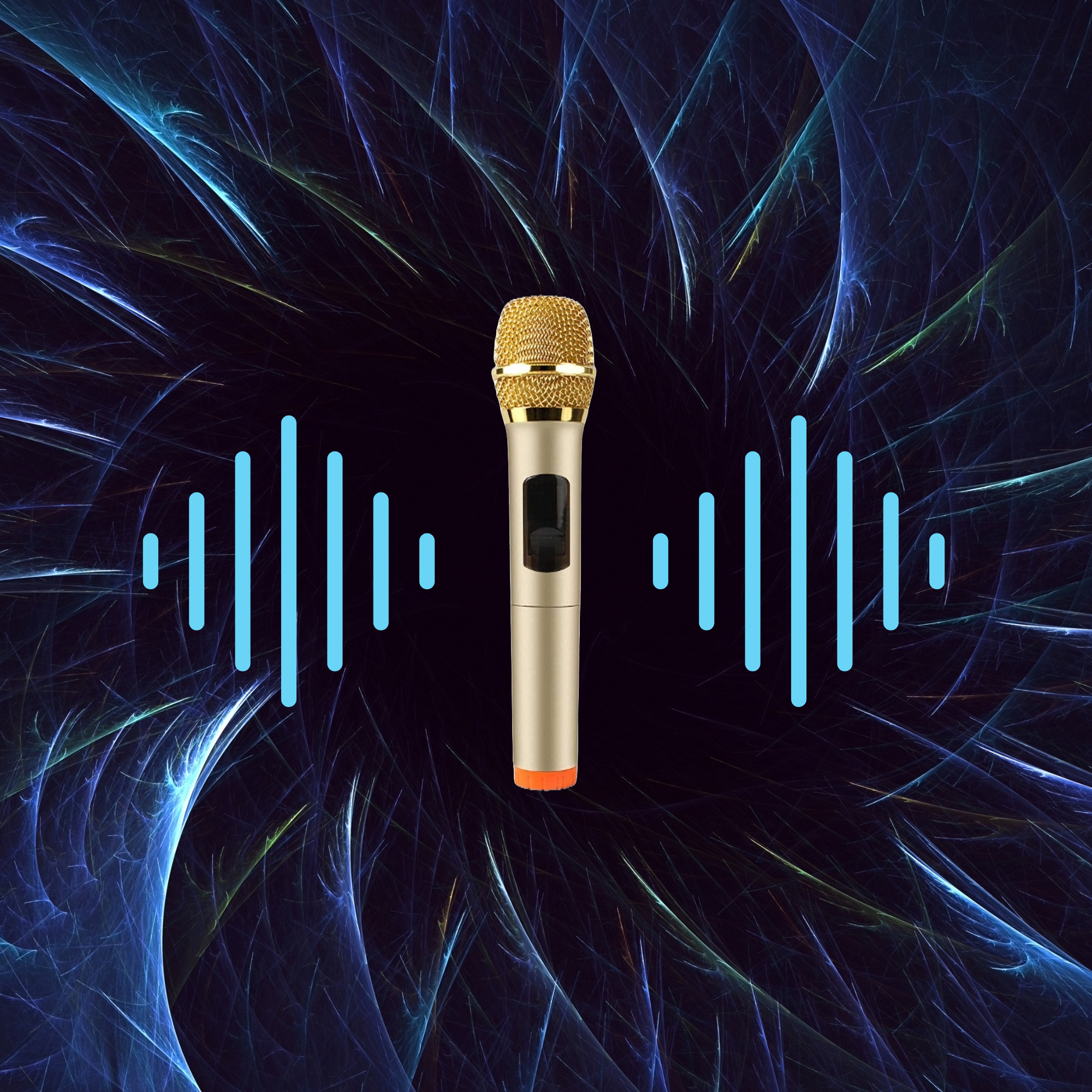 MICROFONO INALAMBRICO MUSICA KARAOKE CANTO SONIDO LAU - 4
