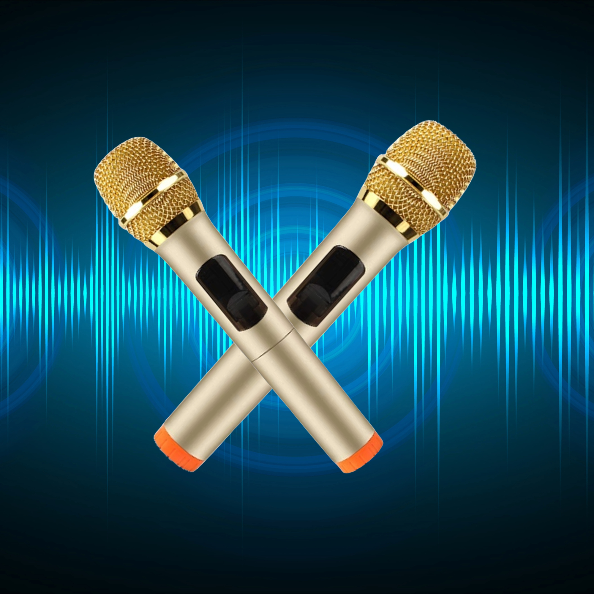 MICROFONO INALAMBRICO MUSICA KARAOKE CANTO SONIDO LAU - 8