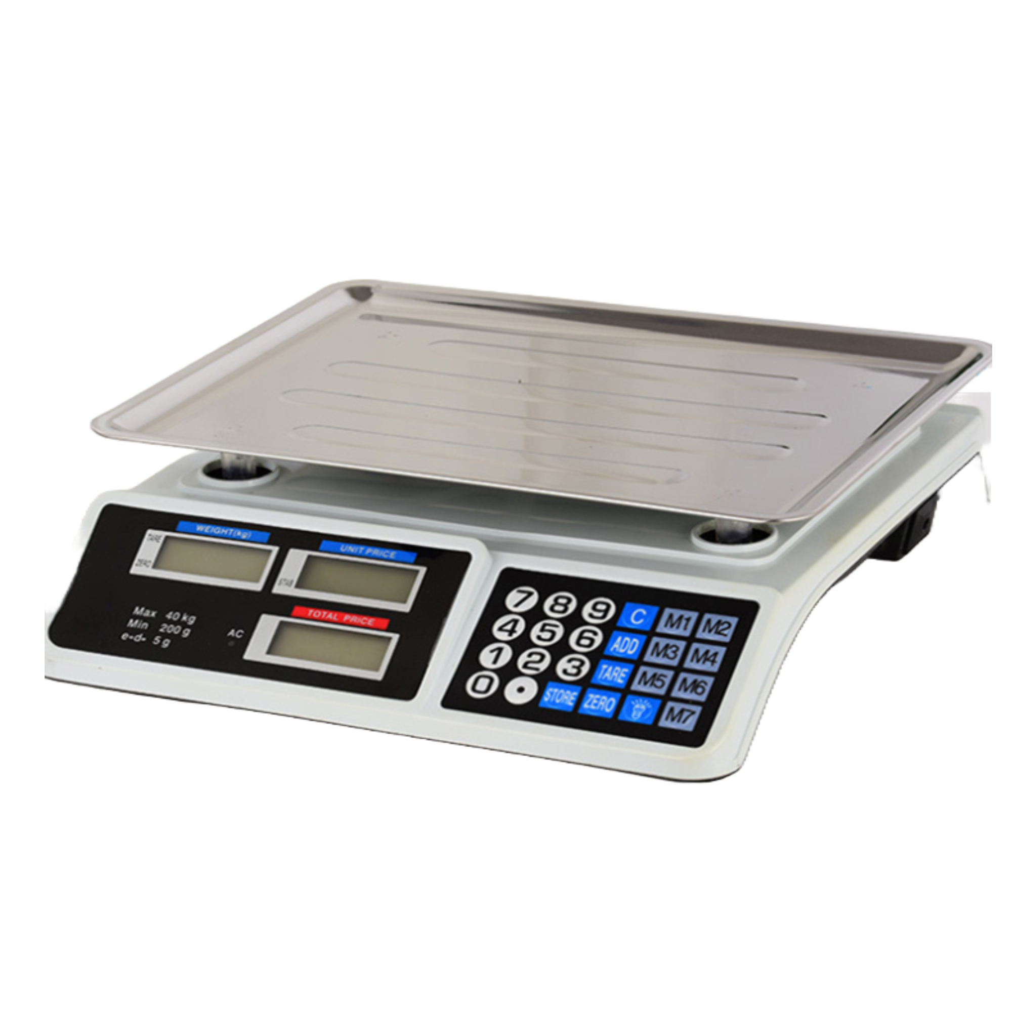 BALANZA DIGITAL 40KG PANTALLLA LCD MULTIFUNCIONAL LAU - 1