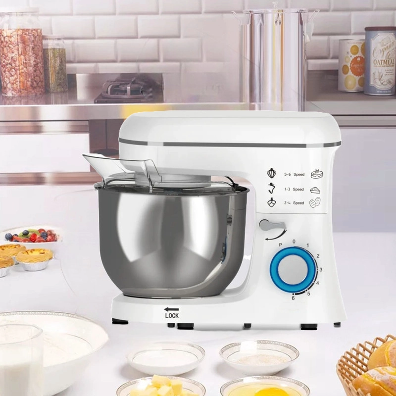 BATIDORA ZZKKO 6671W 1100 W AMASADORA 6 VELOCIDADES COCINA REPOSTERIA 6.8L LAU - 2