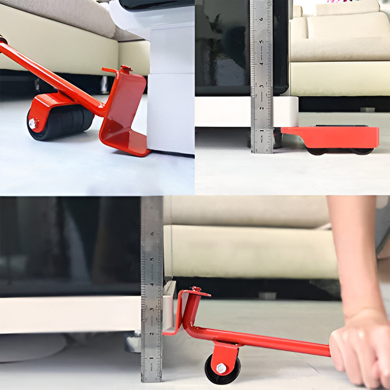 ELEVADOR TRANSPORTADOR MUEBLES ROTACION 360 CARGA MANUAL LAU - 7
