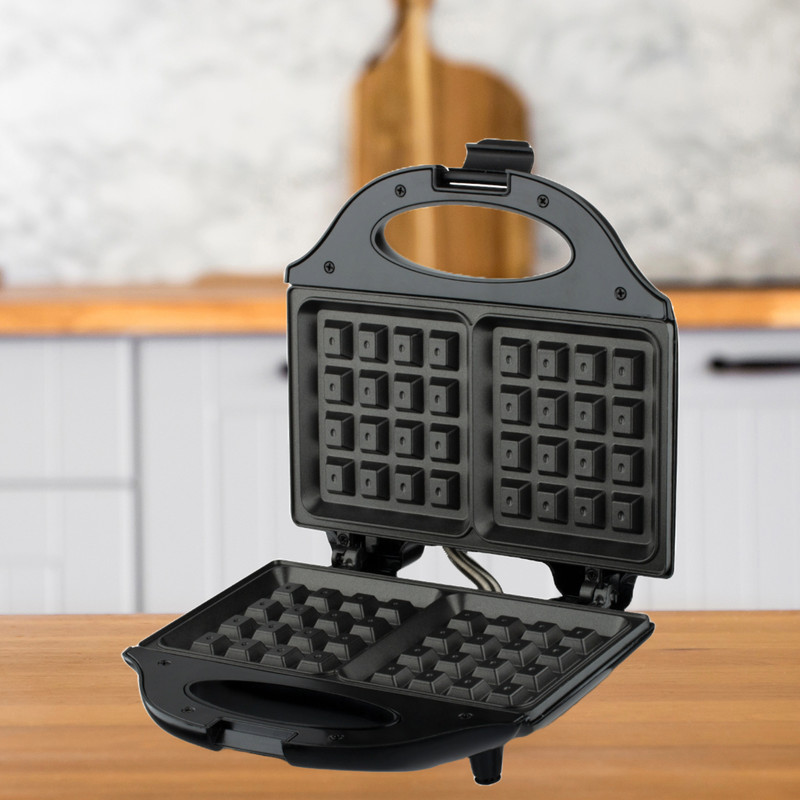 WAFFLERA TX ANTIADHERENTE PLANCHA TEFLON COMODA COCINA LAU - 4