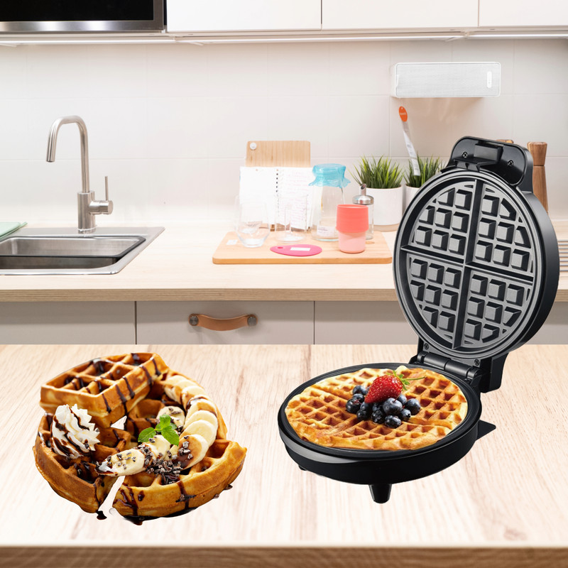 WAFFLERA MINI TRUSK ANTIADHERENTE GOFRES HOGAR COCINA LAU - 8
