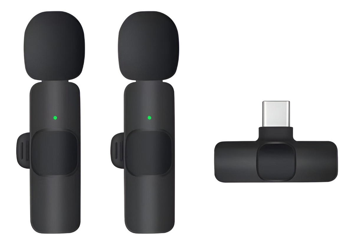 MICRÓFONO INALÁMBRICO LAVALIER CLIP TIPO C PLUG-PLAY - 2