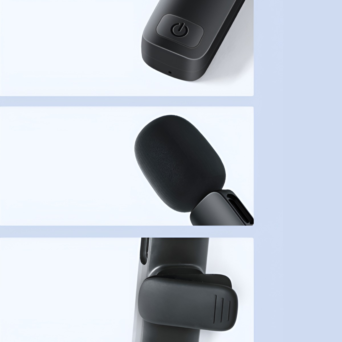 MICRÓFONO INALÁMBRICO LAVALIER CLIP TIPO C PLUG-PLAY - 3