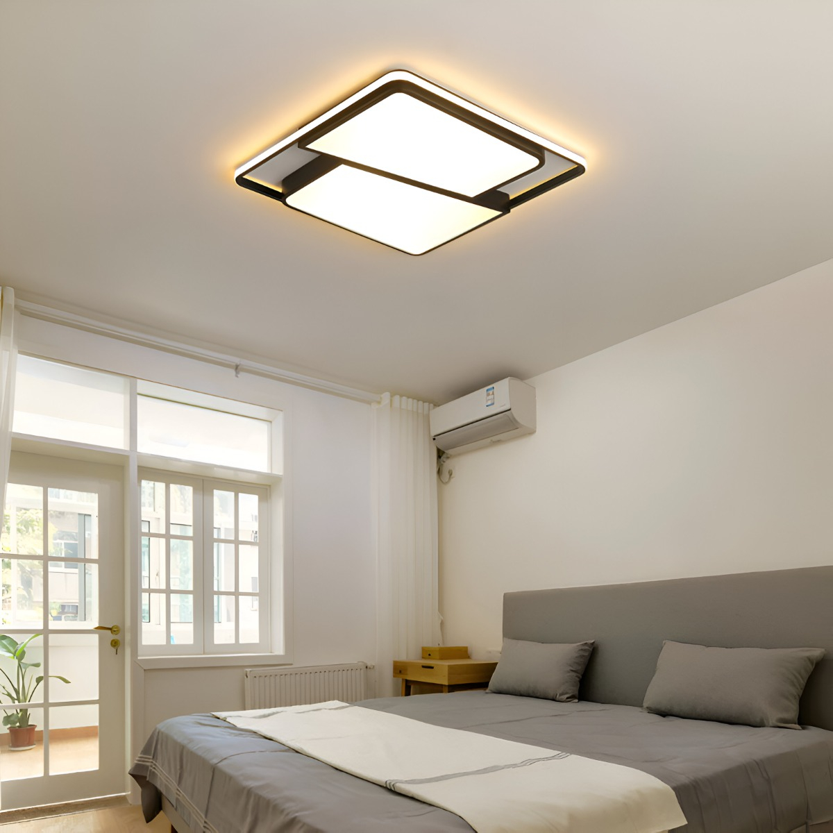 LÁMPARA DE TECHO LED ACRÍLICA ULTRAFINA MONTAJE EMPOTRADO - 8