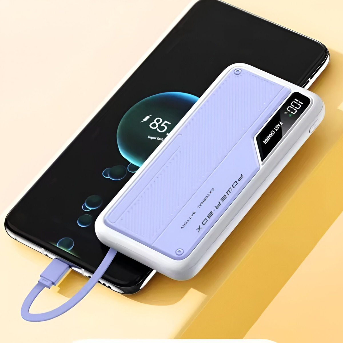 CARGADOR INALÁMBRICO SÚPER RÁPIDA 22.5W 10000 MAH DUAL - 4