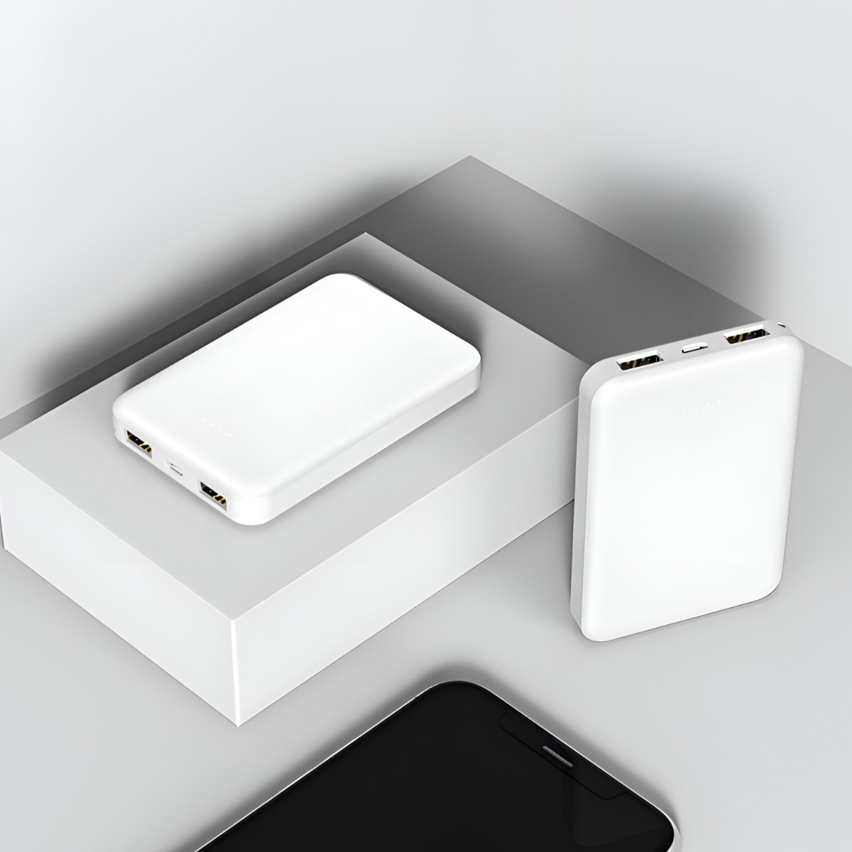 CARGADOR INALÁMBRICO MINI 5000MAH USB RECARGABLE 5V 2A - 7