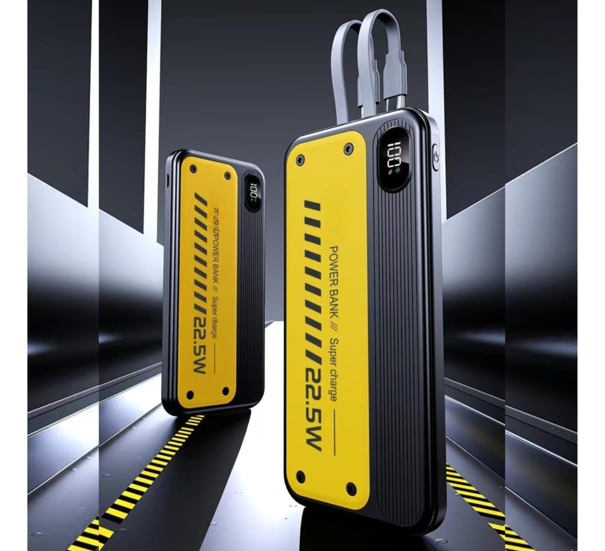 CARGADOR INALÁMBRICO POWER BANK 12000MAH 22.5W PORTÁTIL - 7