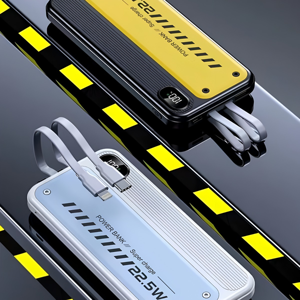 CARGADOR INALÁMBRICO POWER BANK 12000MAH 22.5W PORTÁTIL - 8