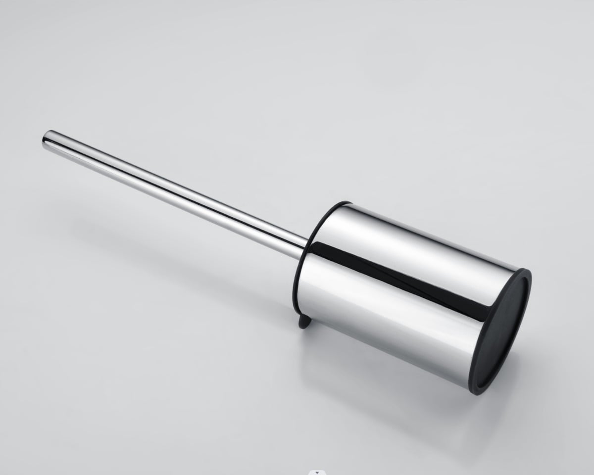 ESCOBILLA PARA INODORO SOPORTE ERGONÓMICO ACERO INOXIDABLE - 2