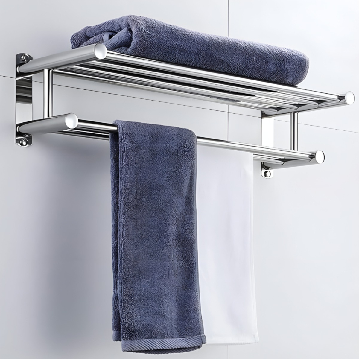 ESTANTE ORGANIZADOR BAÑO ELEGANTE MULTIFUNCIÓNAL ERGONÓMICO - 5