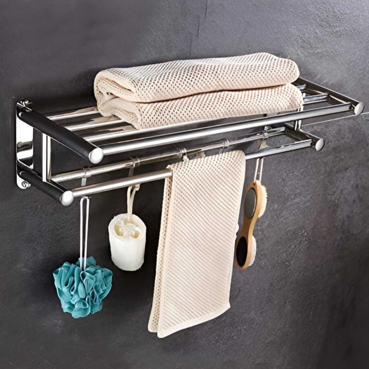 ESTANTE ORGANIZADOR BAÑO ELEGANTE MULTIFUNCIÓNAL ERGONÓMICO - 7