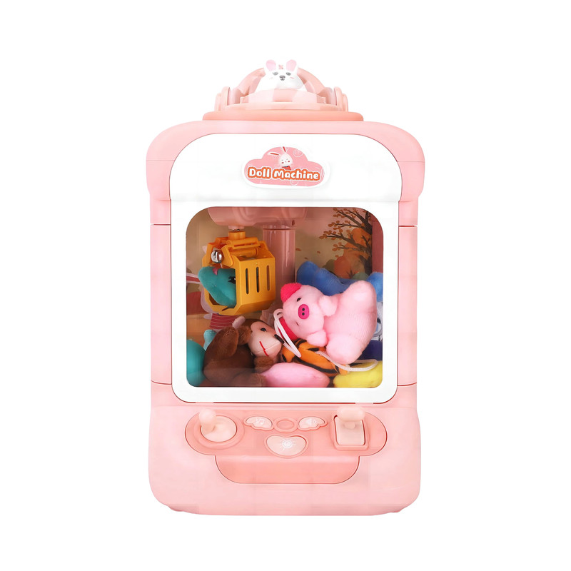 JUGUETE INTERACTIVO ZZKKO MAQUINA GARRA PORTÁTIL PELUCHES NIÑOS DIVERSION LAU MULTICOLOR - 1