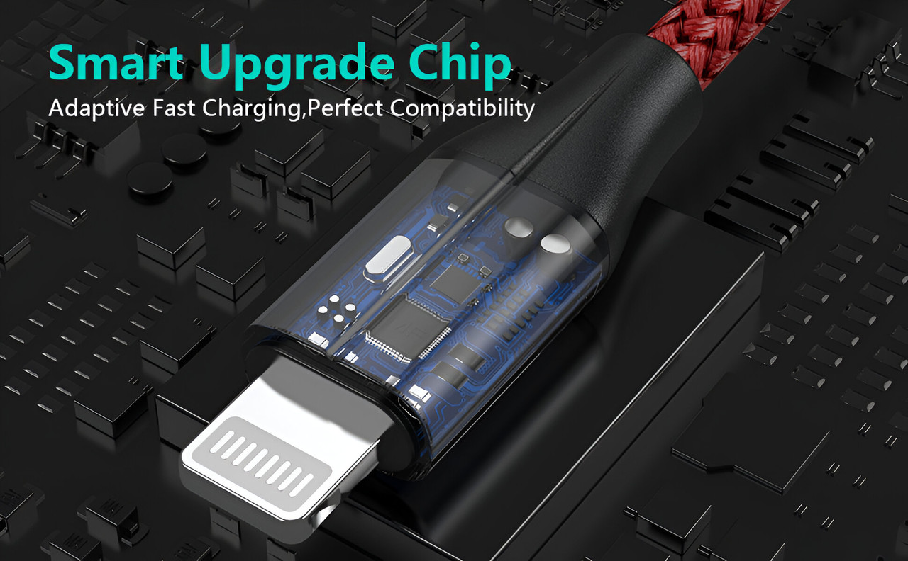 SET 4 CABLES THOR USB TO LIGTHNING CELULAR MOVIL DATOS LAU - 6