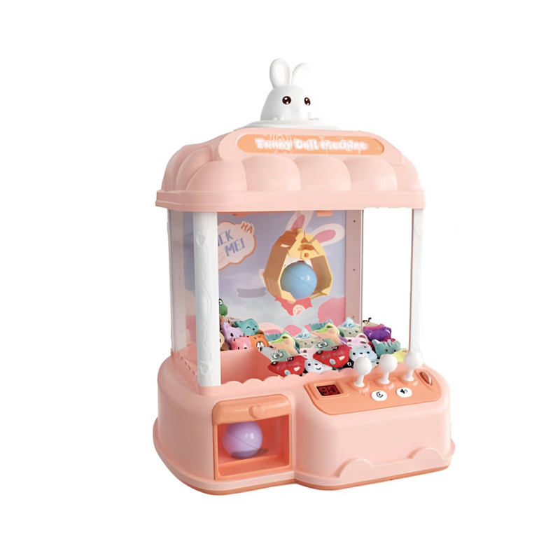 JUGUETE INTERACTIVO ZZKKO GARRA MAQUINA CATCH DOLL MACHINE NIÑOS DIVERSION LAU MULTICOLOR - 1