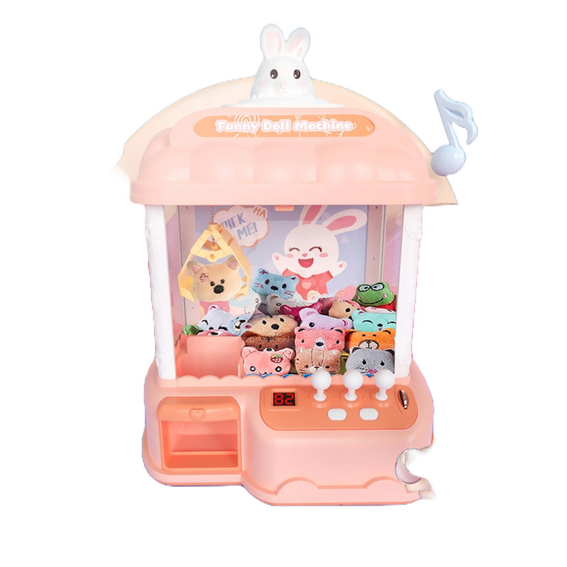 JUGUETE INTERACTIVO ZZKKO GARRA MAQUINA CATCH DOLL MACHINE NIÑOS DIVERSION LAU MULTICOLOR - 2