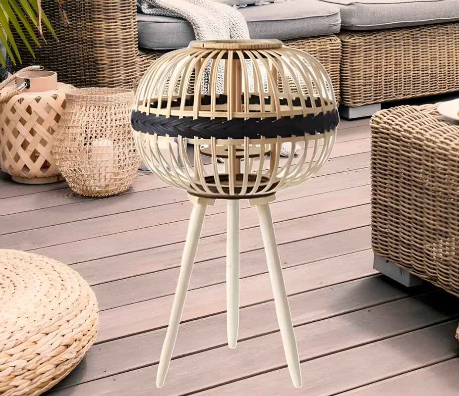 PORTAVELA CANDELABRO JAPONES DECORATIVO SALA HOGAR LAU - 3