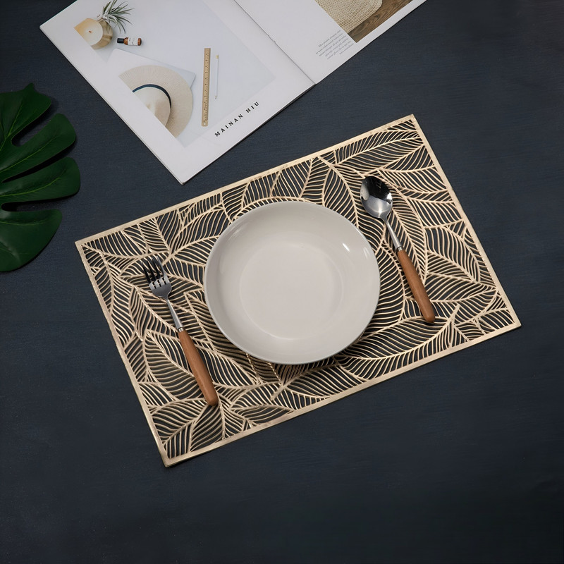 SET 8 MANTEL ZZKKO INDIVIDUALES CUADRADO ANTIDESLIZANTE COCINA LAU - 2