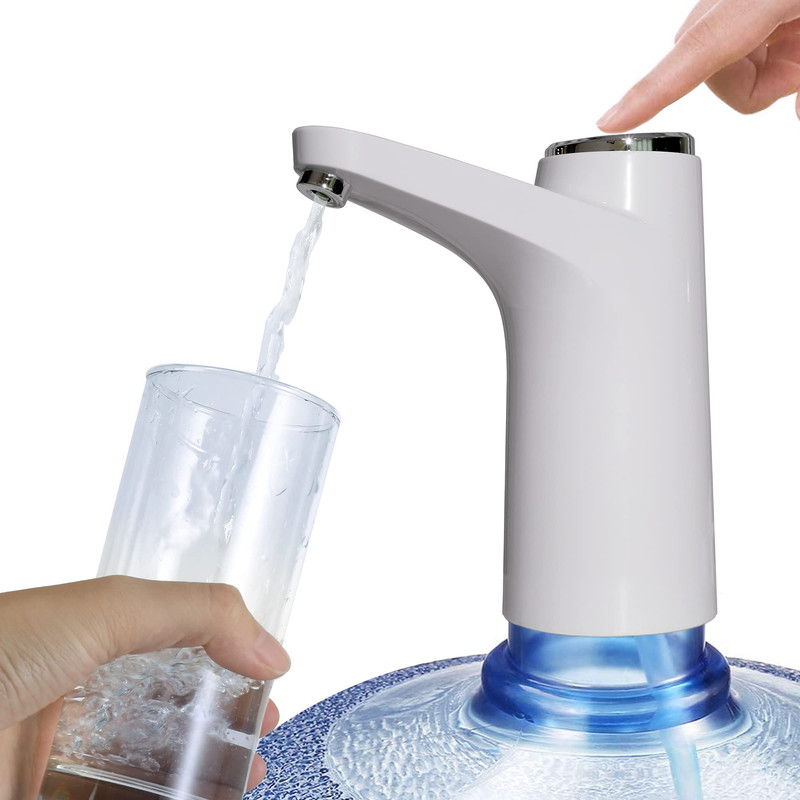 DISPENSANDOR BOMBA AGUA RECARGABLE USB HOGAR OFICINA LAU - 3