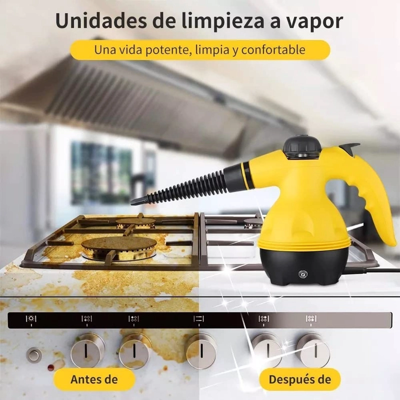 LIMPIADOR VAPOR ZZKKO MANUAL MOPAS PISOS ESTUFAS ENCIMERAS LAU - 5