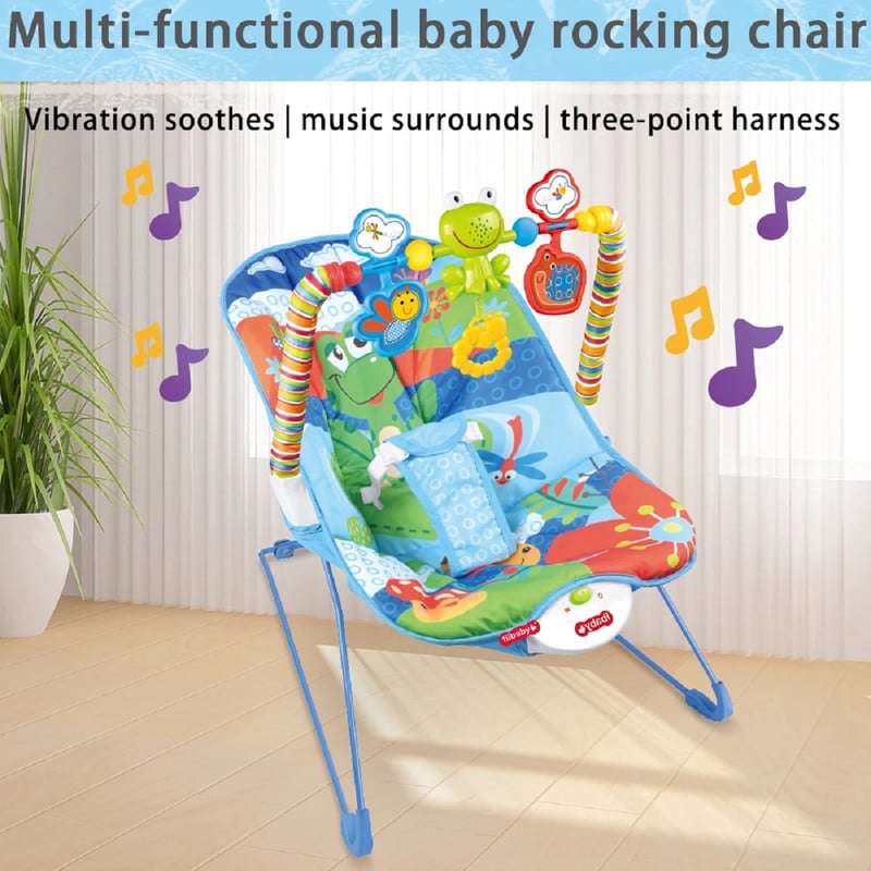 SILLA ZZKKO MECEDORA MULTIFUNCIONAL RECLINABLE BEBÉS NIÑOS LAU MULTICOLOR - 2