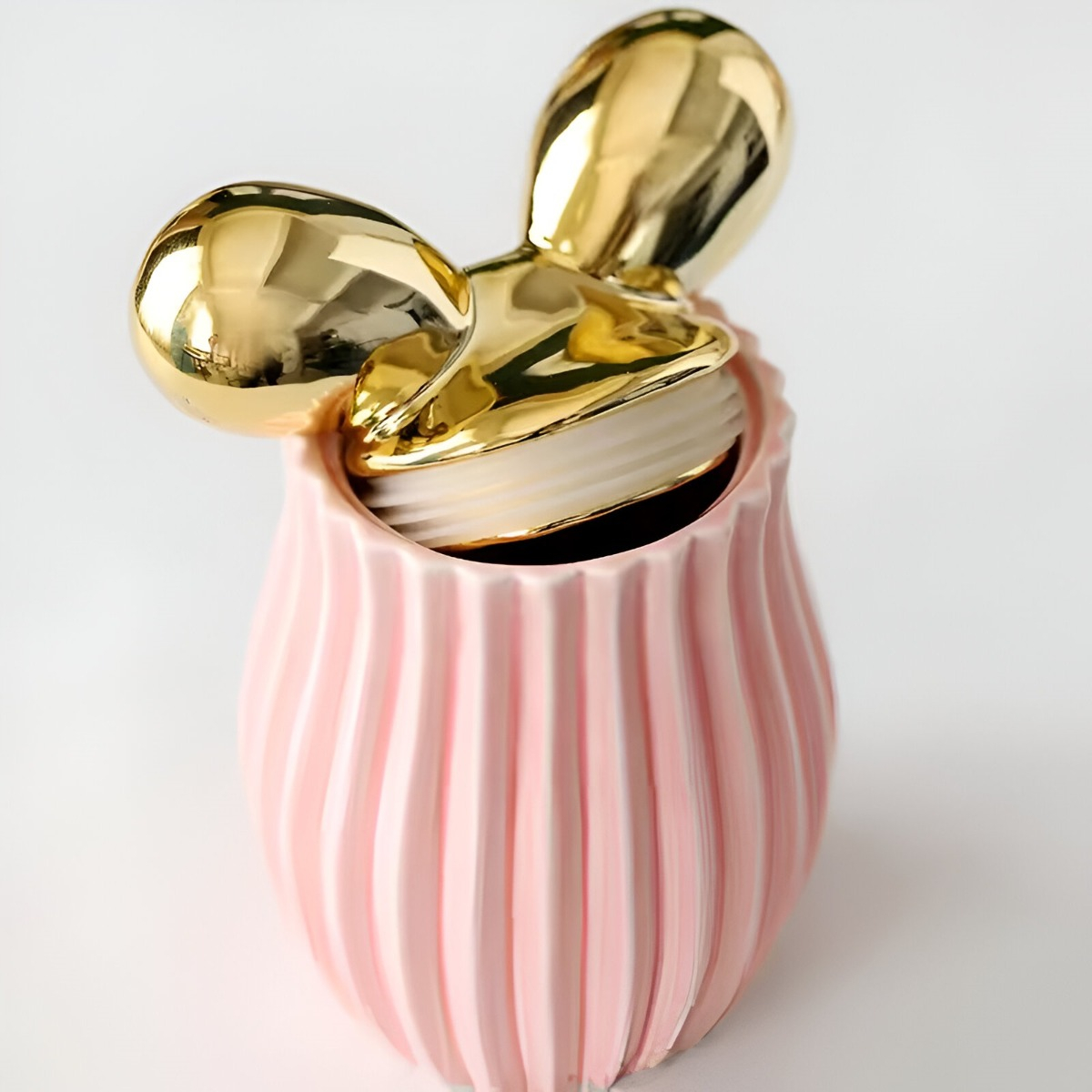 TARRO ALMACENAMIENTO CERÁMICA DECORACIÓN MODERNA JHN - 4