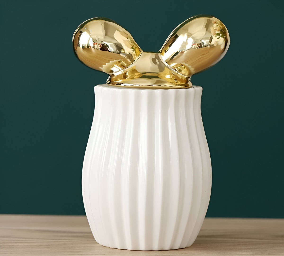 TARRO ALMACENAMIENTO CERÁMICA DECORACIÓN MODERNA JHN - 8