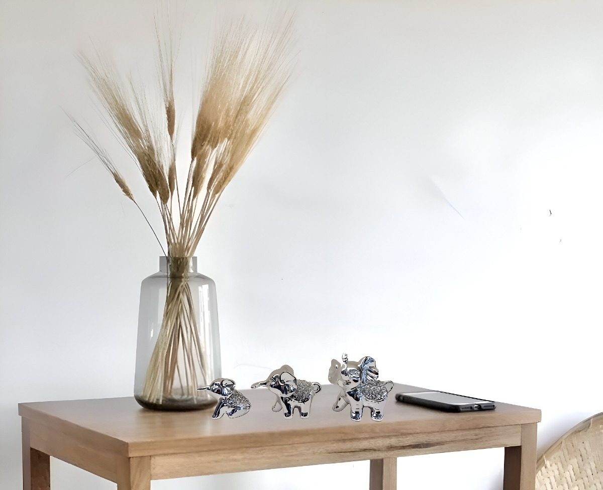 ESTATUAS ELEFANTES FAMILIA ELEGANTE MODERNO 3 PIEZAS JHN - 8