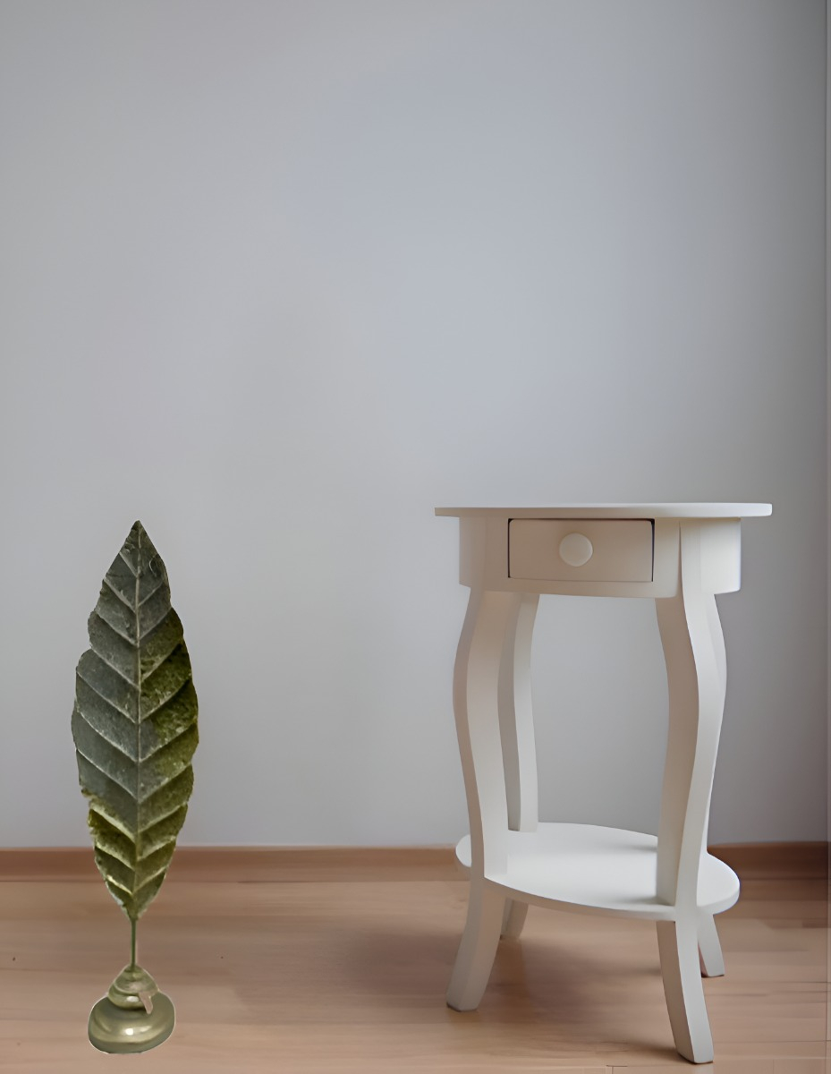 ESCULTURA HOJA PLUMA METAL MINIMALISTA MODERNO 84CM JHN - 3