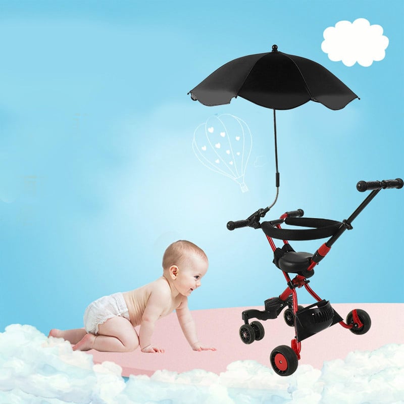 SOMBRILLA OOPSI MULTICOLOR UNIVERSAL COCHECITO AJUSTABLE SOL BEBES LAU - 5