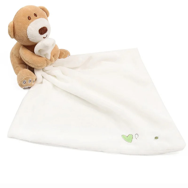 SET 2 TOALLA CALMANTE MANTA SUAVE PELUCHE BEBE LAU - 5