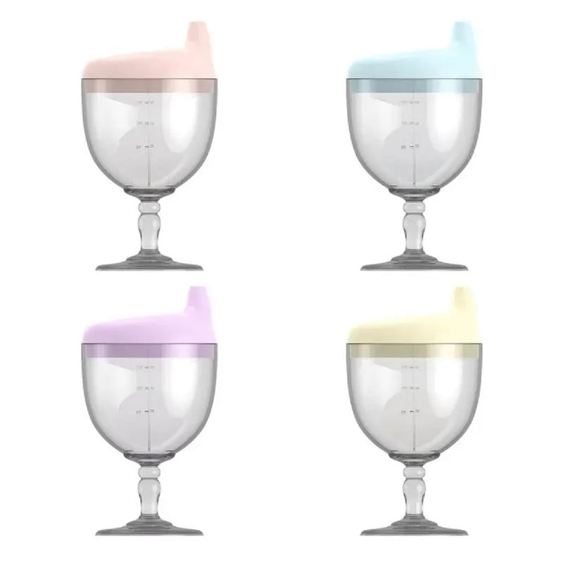 SET 3 VASO BOTELLA AGUA BEBÉS PICO PATO ENTRENAMIENTO LAU - 7
