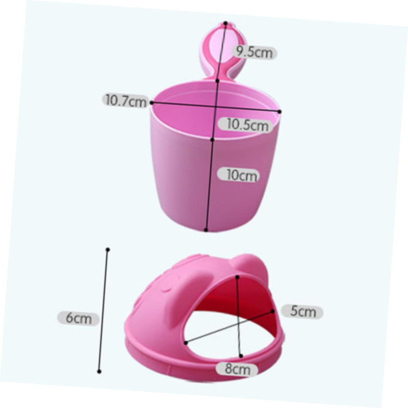 SET 6 DUCHA BOTELLA ENJUAGUE CASCADA COMODO BAÑO BEBE LAU - 5