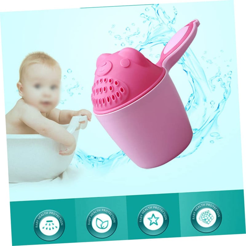 SET 6 DUCHA BOTELLA ENJUAGUE CASCADA COMODO BAÑO BEBE LAU - 7