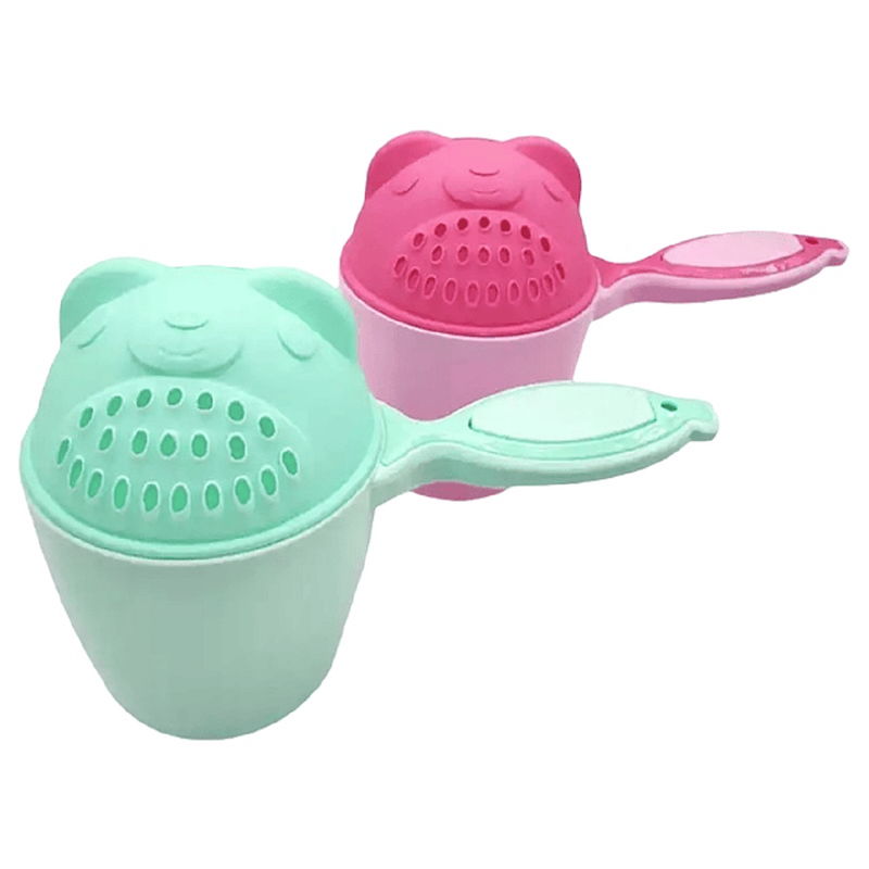 SET 6 DUCHA BOTELLA ENJUAGUE CASCADA COMODO BAÑO BEBE LAU - 8