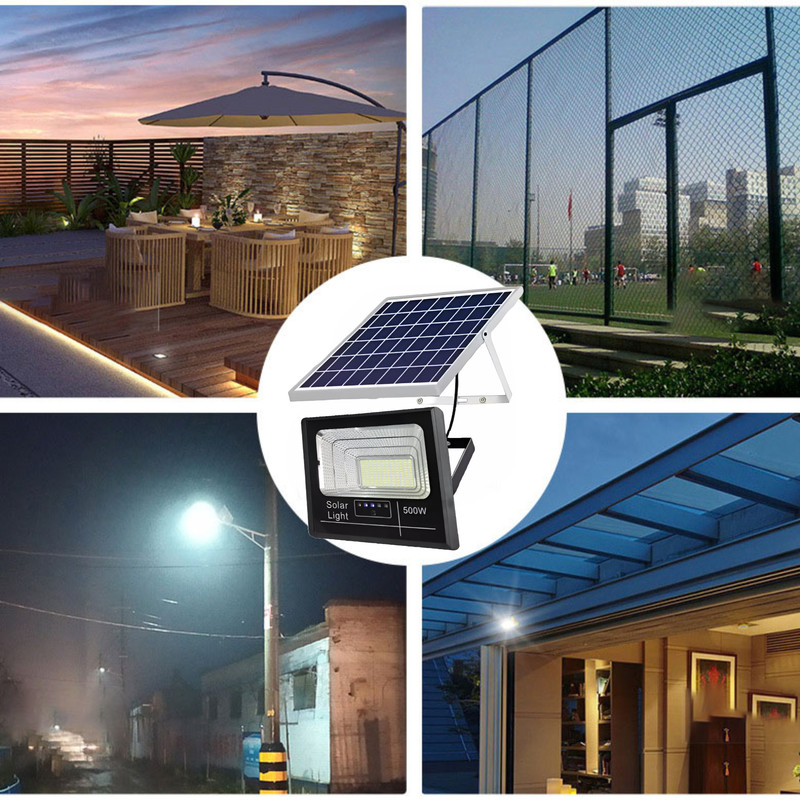 LÁMPARA CUTX SOLAR REFLECTOR 500W GARAGE CALLE PARQUE LAU NEGRO - 5
