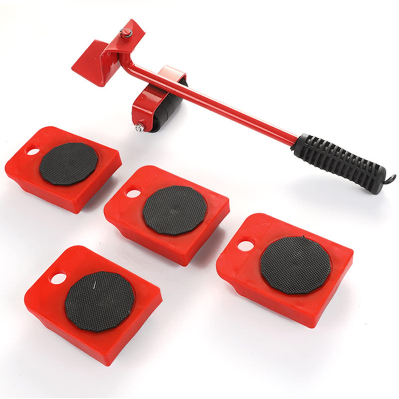 SET ELEVADOR CUTX 2 CARRETILLA MUEBLES ACERO ERGONOMICO HOGAR LAU - 1